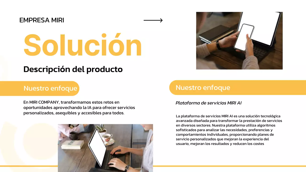 white minimal business pitch