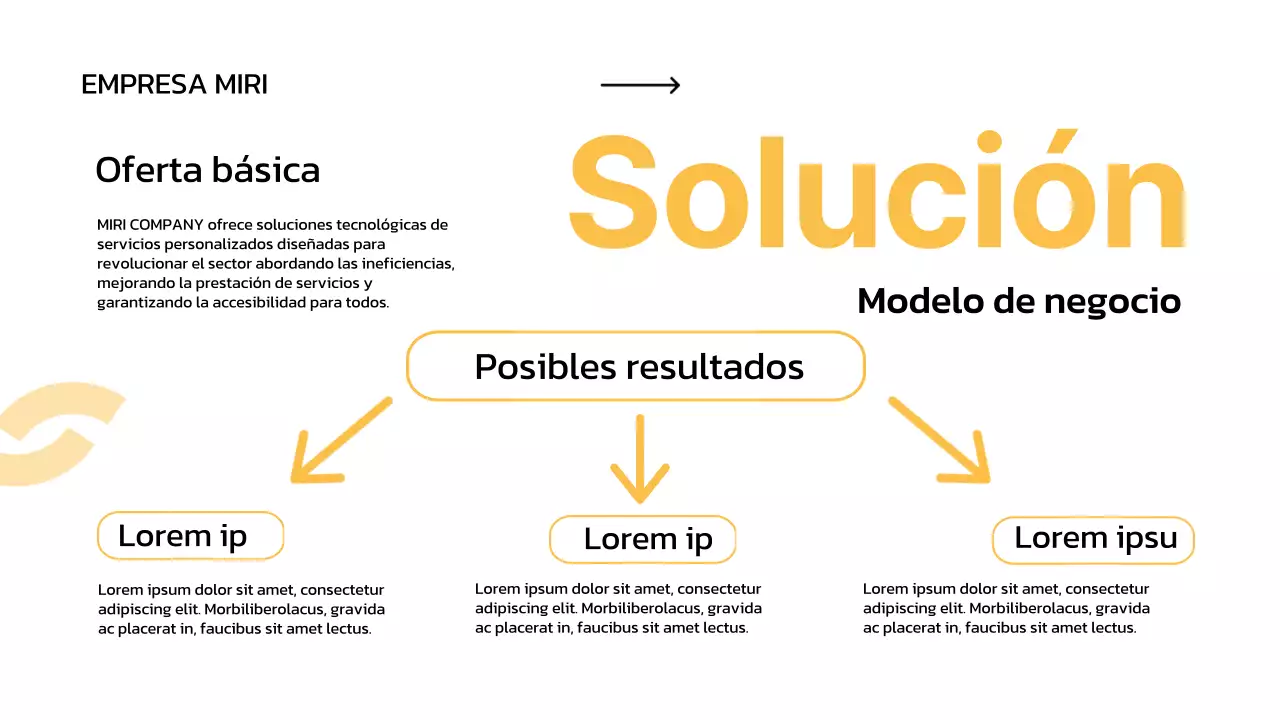 white minimal business pitch