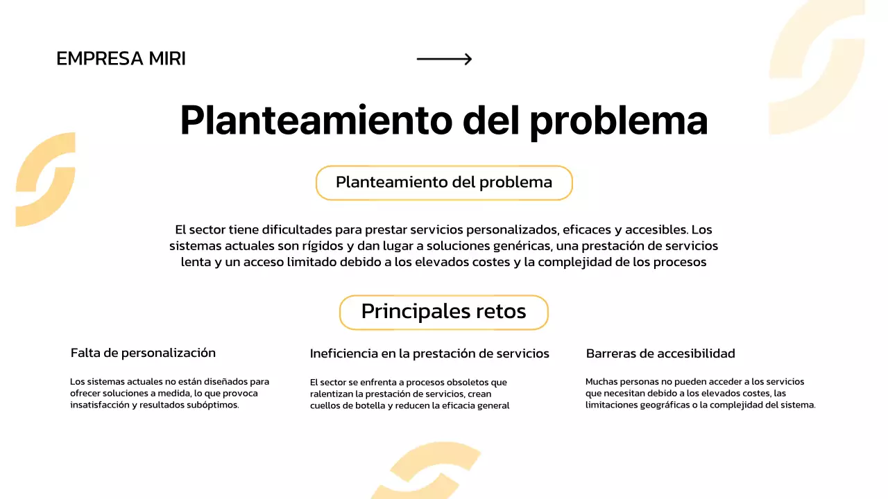 white minimal business pitch