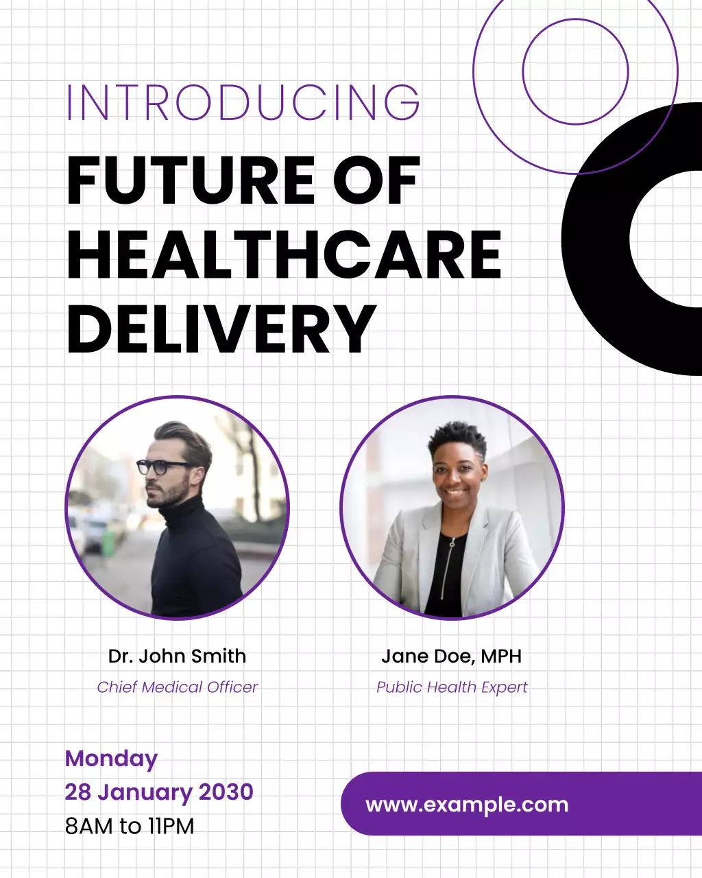 Healthcare Webinar Social Media Template