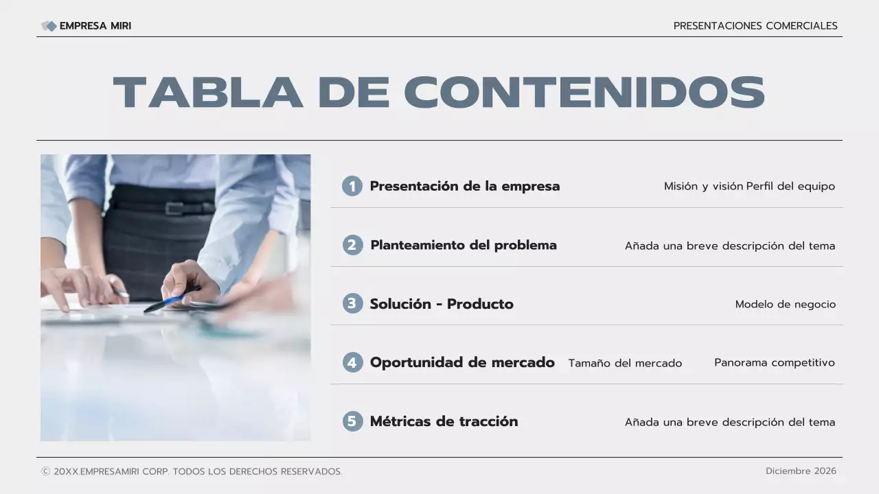 grey modern business pitch