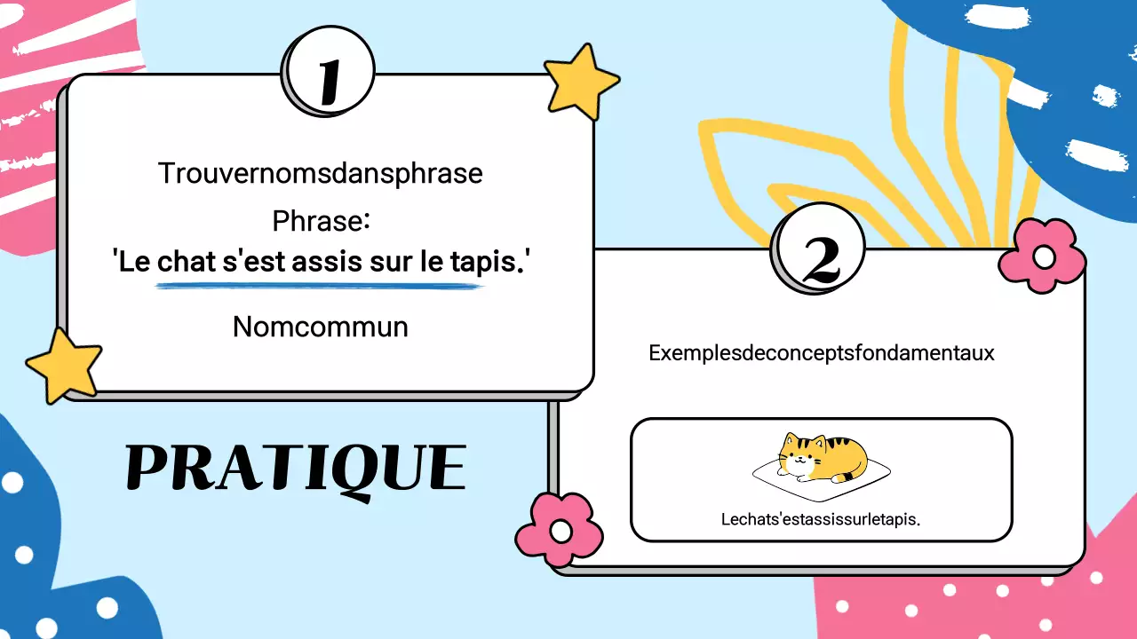 Présentation illustrée et colorée du matériel de classe