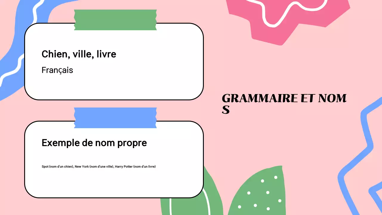 Présentation illustrée et colorée du matériel de classe