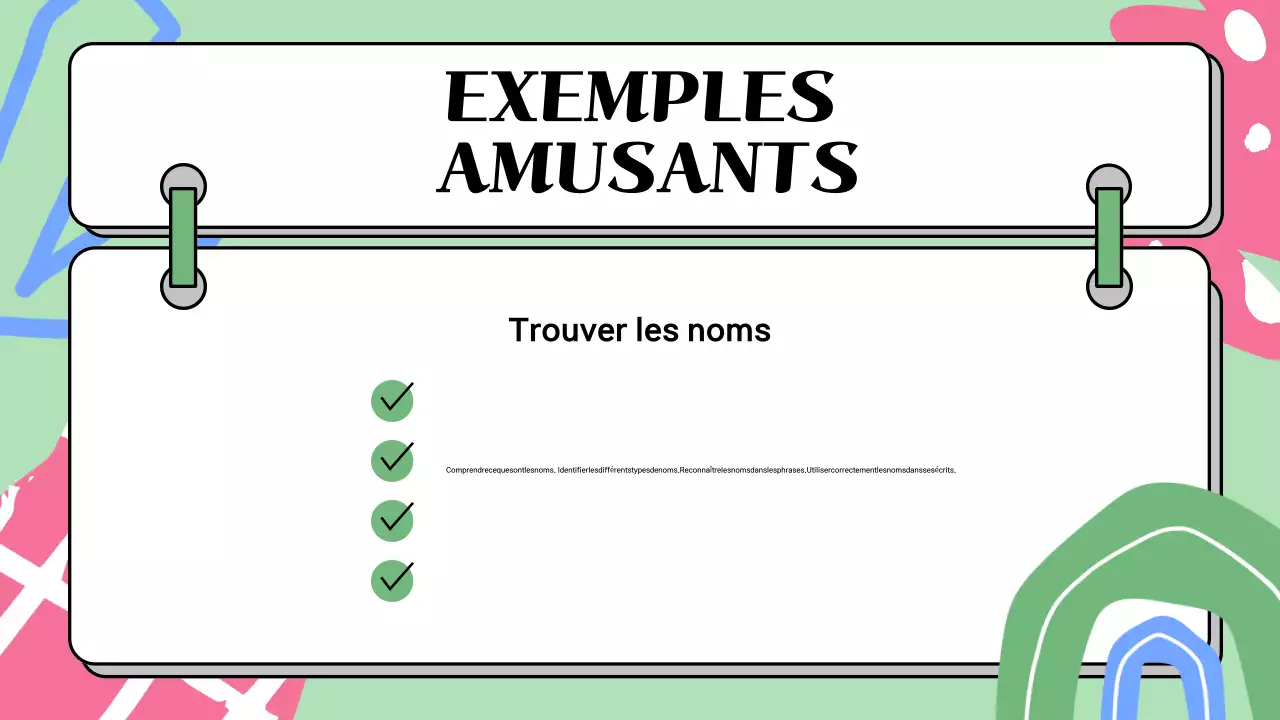 Présentation illustrée et colorée du matériel de classe