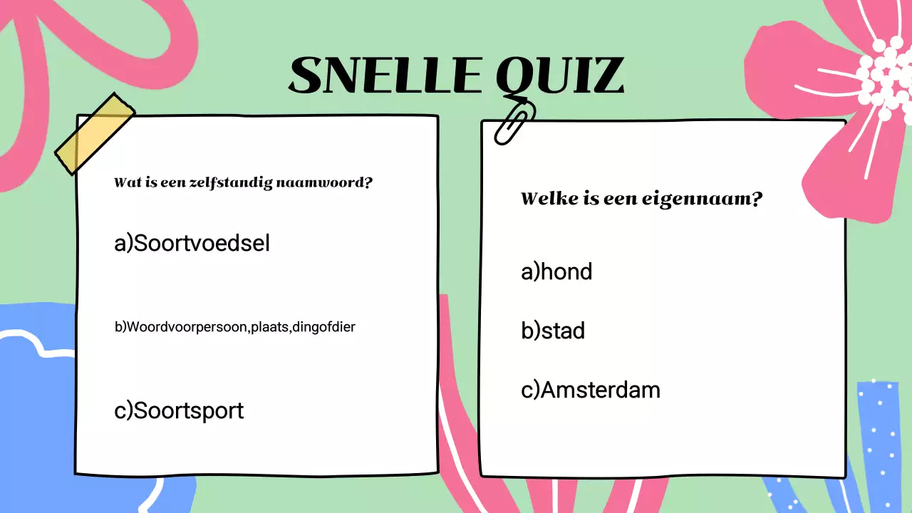 Kleurrijke illustratieve presentatie van lesmateriaal