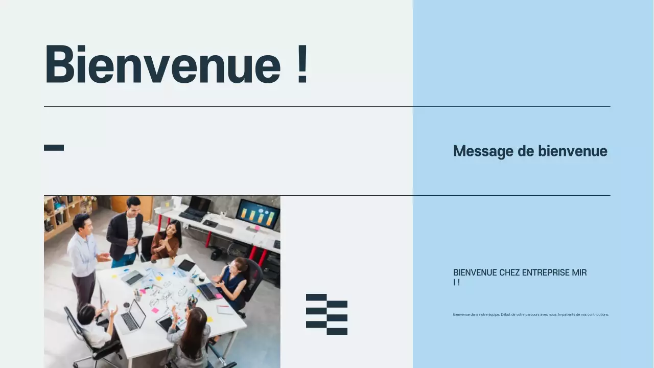 Présentation d'accueil des employés de Grey Professional