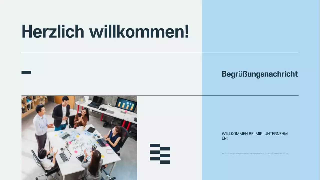 Grey Professional Präsentation zur Einarbeitung von Mitarbeitern