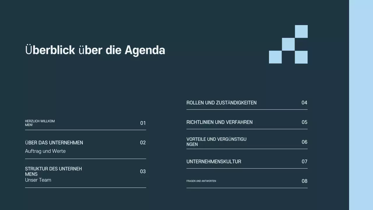 Grey Professional Präsentation zur Einarbeitung von Mitarbeitern