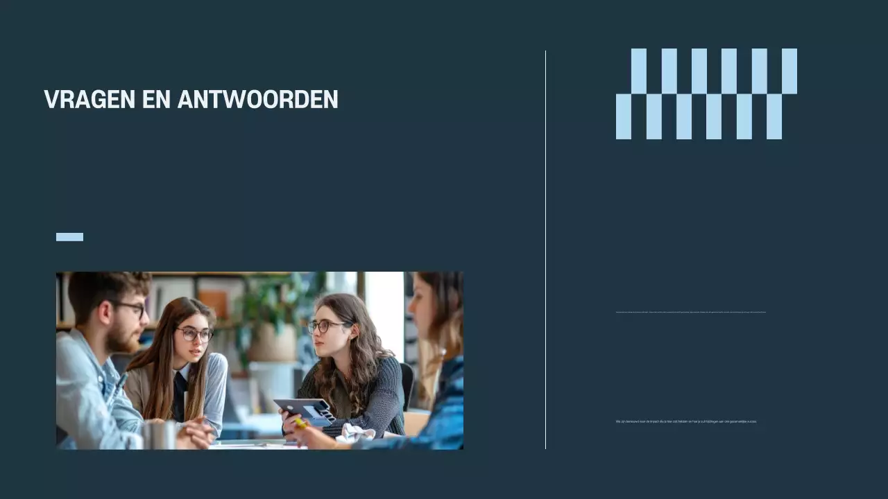 Grijze Professionele Presentatie Inwerken Werknemers