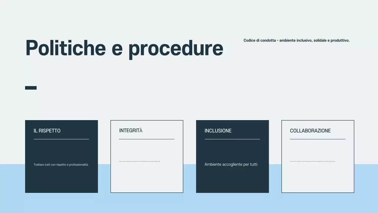 Presentazione professionale di Grey Onboarding per i dipendenti