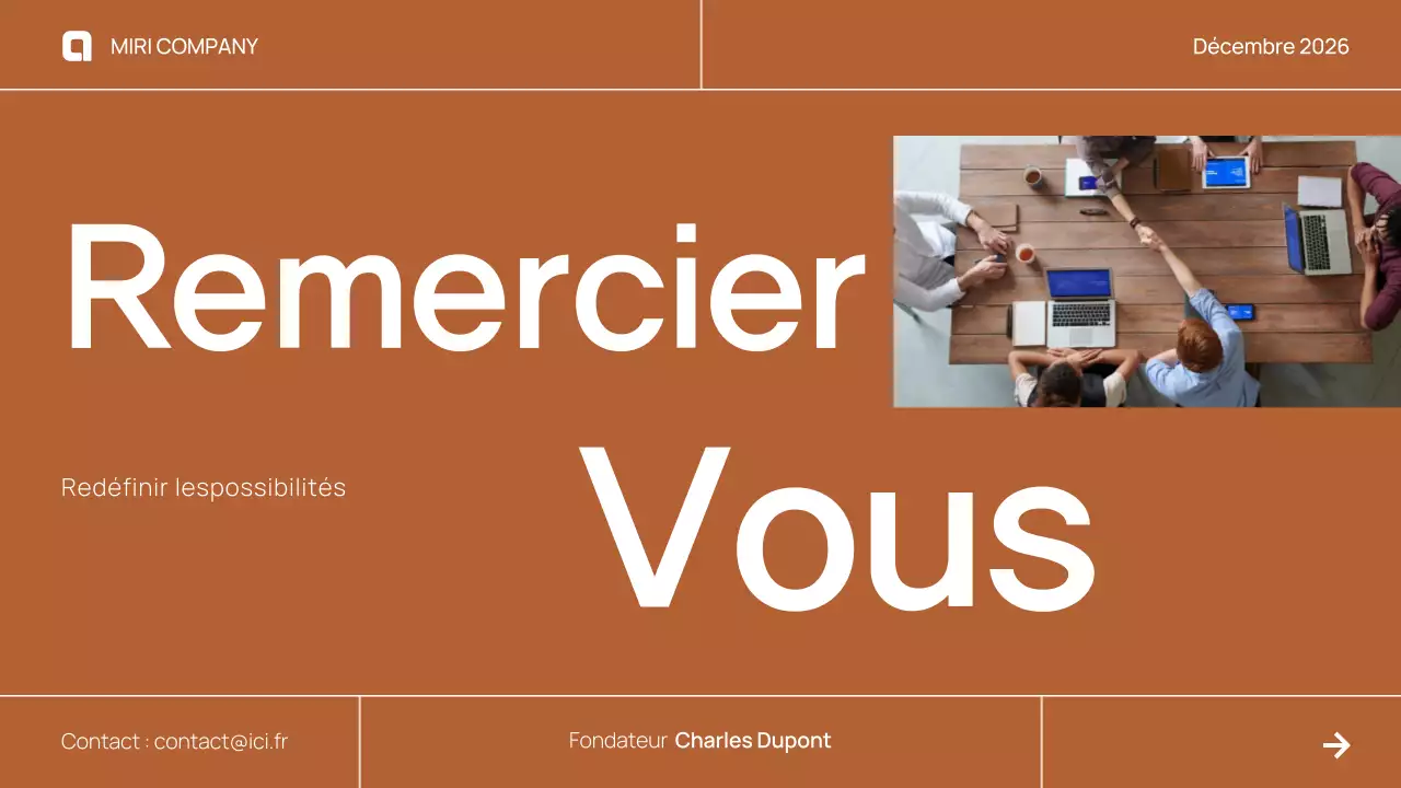 Proposition de pitch d'entreprise moderne et brune