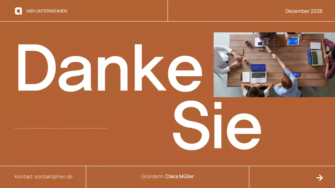 Brown Modern Business Pitch Deck Proposal