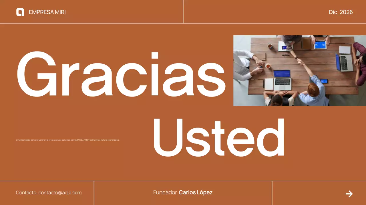 Brown Modern Business Pitch Deck Propuesta
