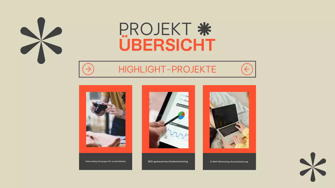 Beige Orange Modern Portfolio Presentation