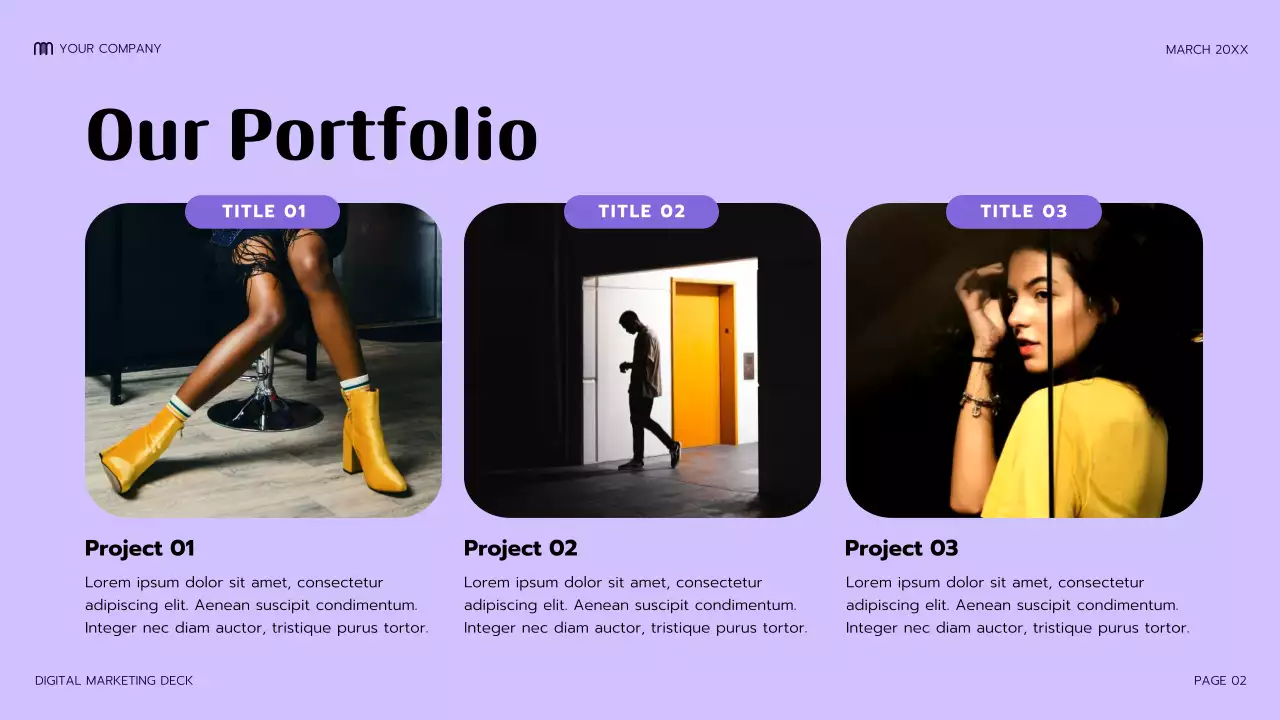 Purple Modern Digital Marketing Presentation