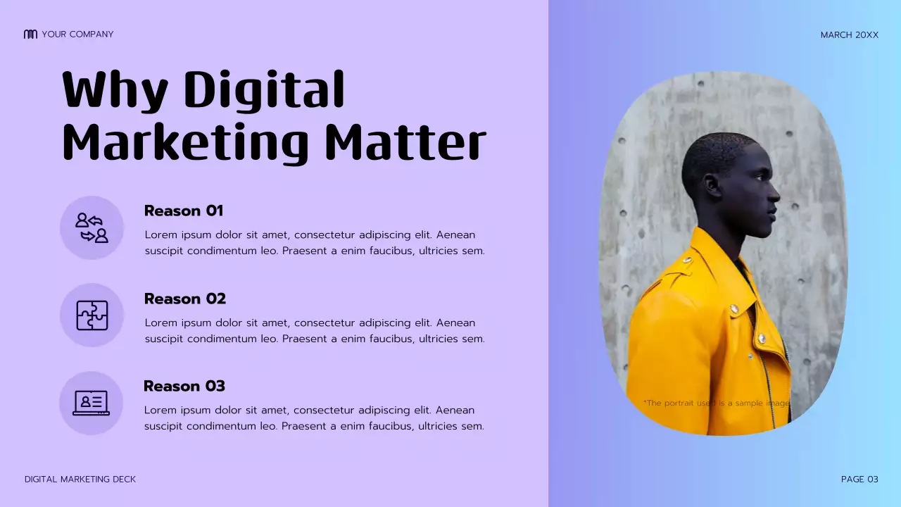 Purple Modern Digital Marketing Presentation