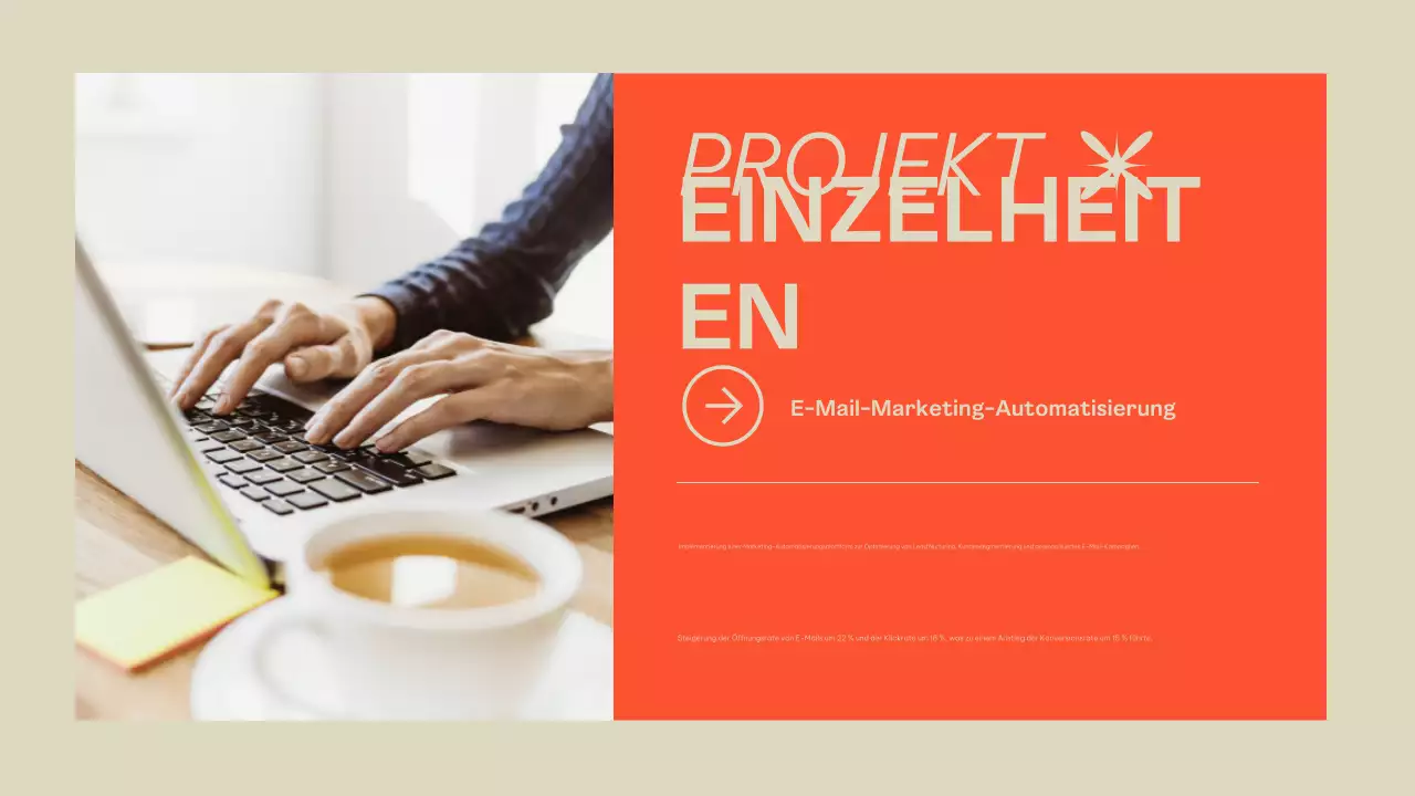 Beige Orange Modern Portfolio Presentation