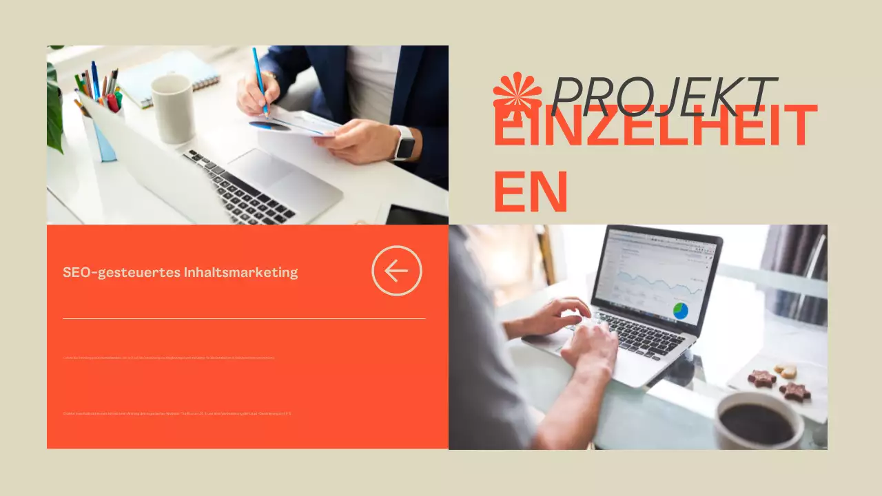 Beige Orange Modern Portfolio Presentation