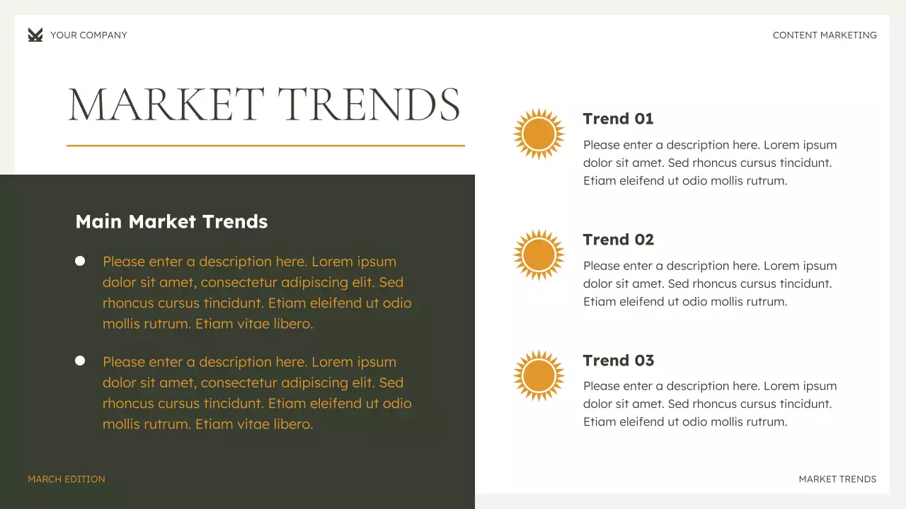 Green Modern Content Marketing Strategy Presentation