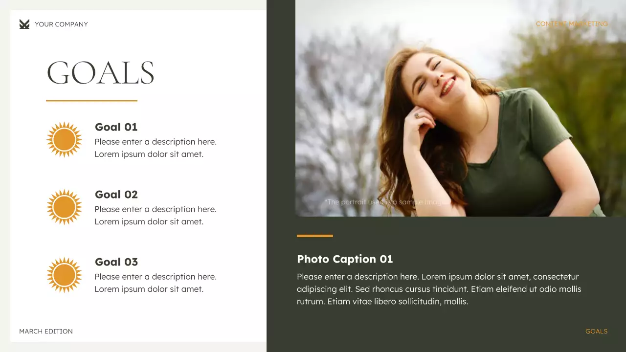 Green Modern Content Marketing Strategy Presentation