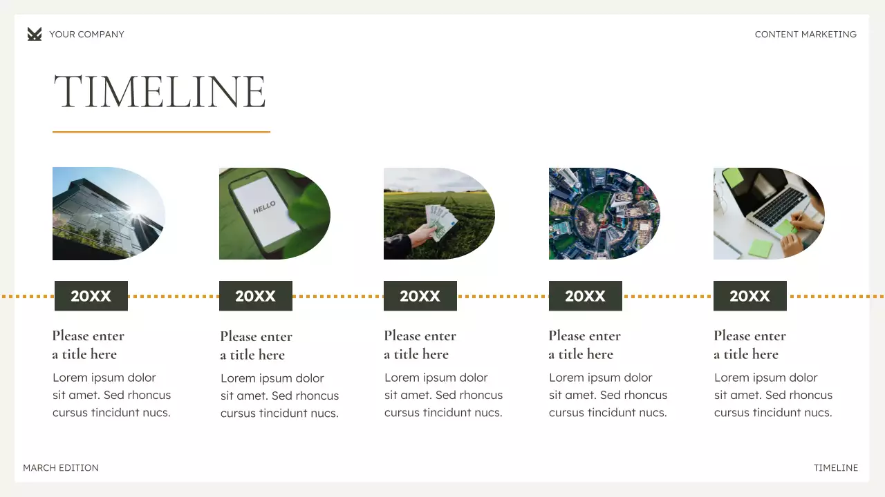 Green Modern Content Marketing Strategy Presentation