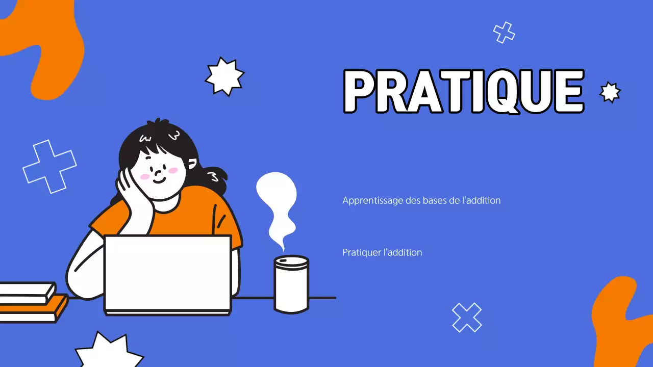 Présentation du cours de mathématiques simples bleu-orange