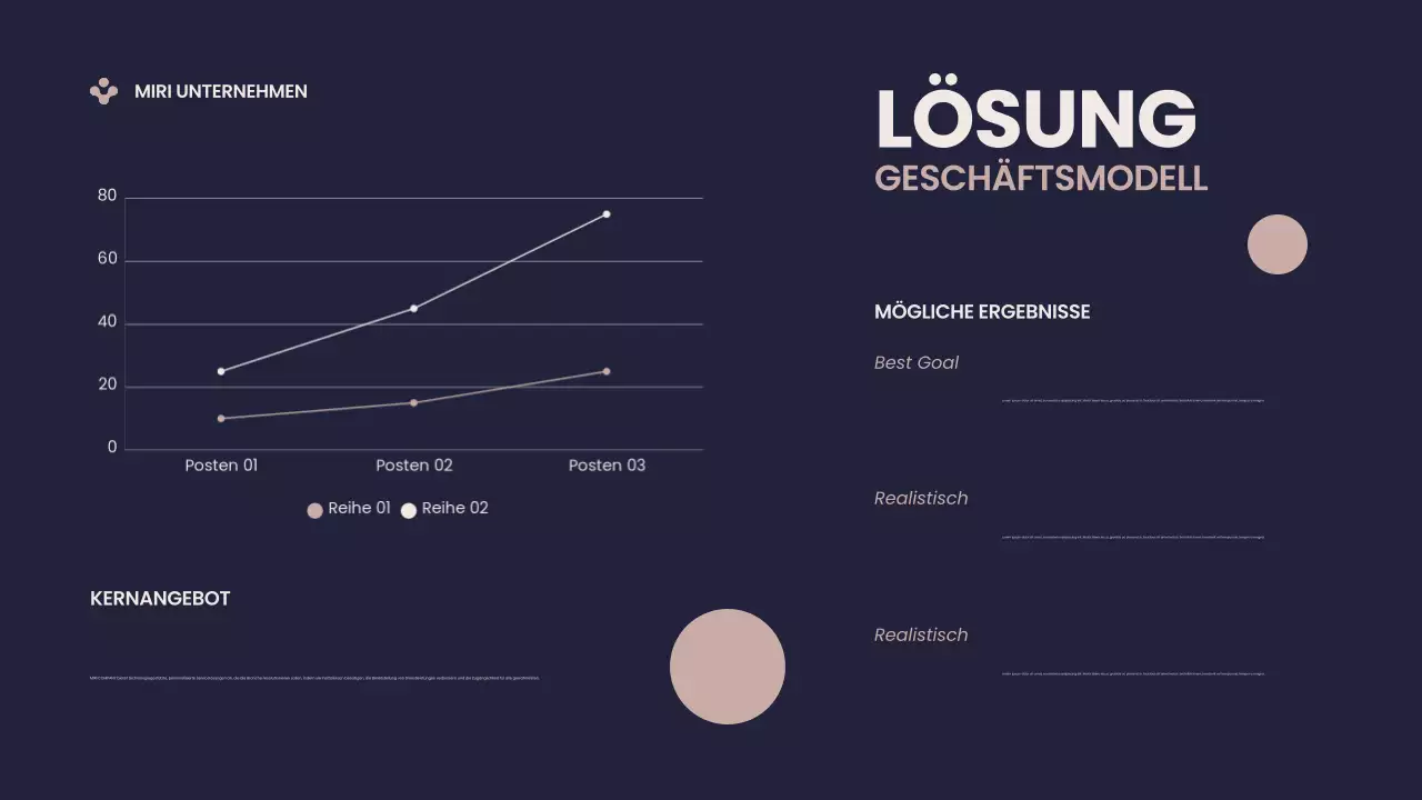 Blue Modern Business Pitch Deck Präsentation