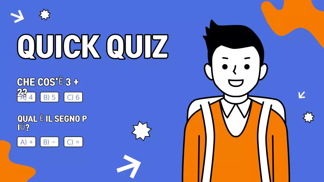 Presentazione del corso di matematica semplice blu-arancio