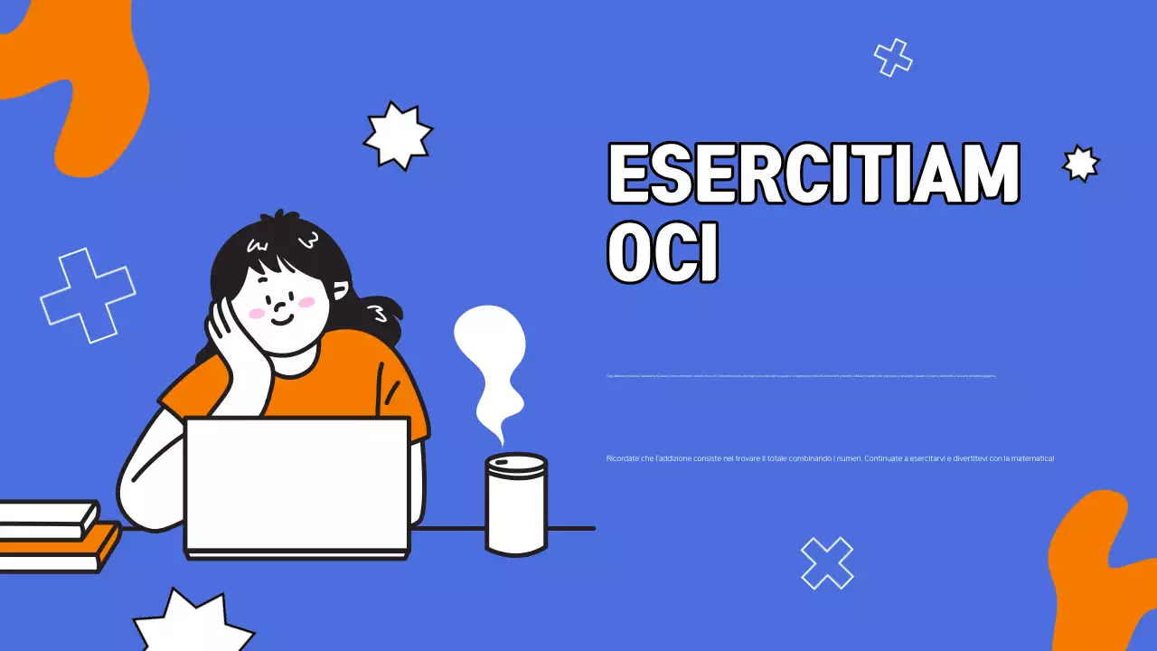 Presentazione del corso di matematica semplice blu-arancio