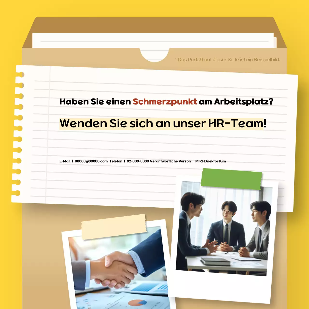 Yellow Simple Workplace Etiquette Manual for New Graduates