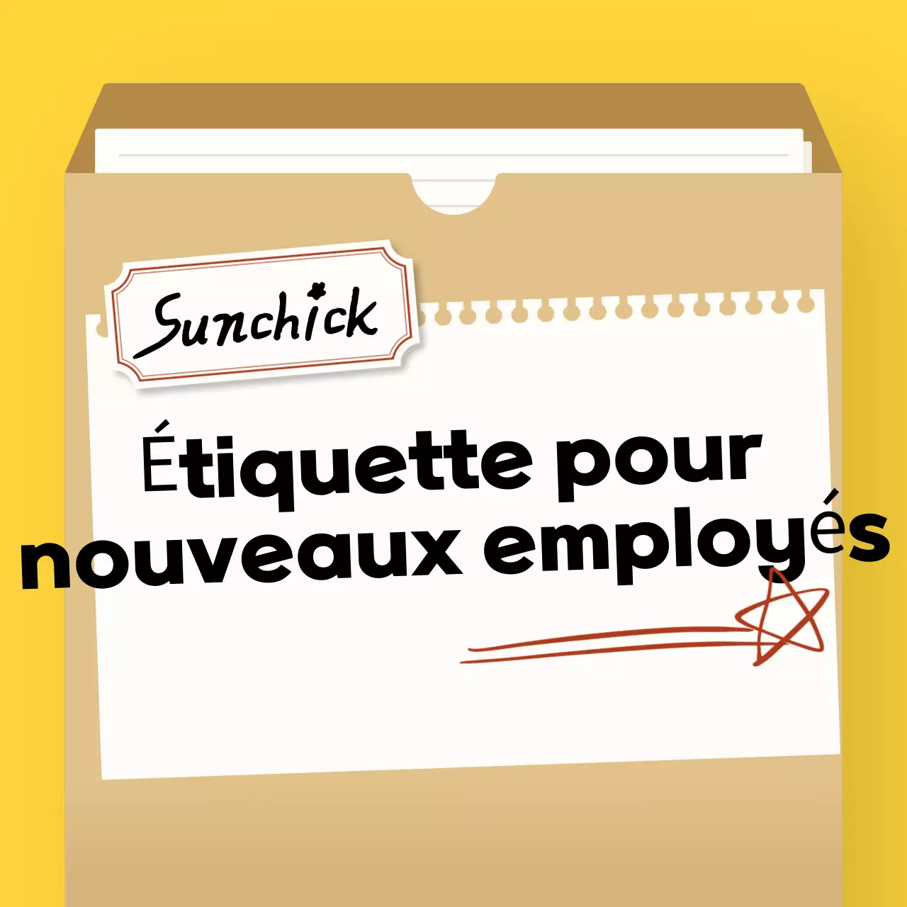 Yellow Simple Workplace Etiquette Manual for New Graduates (Manuel d'étiquette sur le lieu de travail pour les nouveaux diplômés)