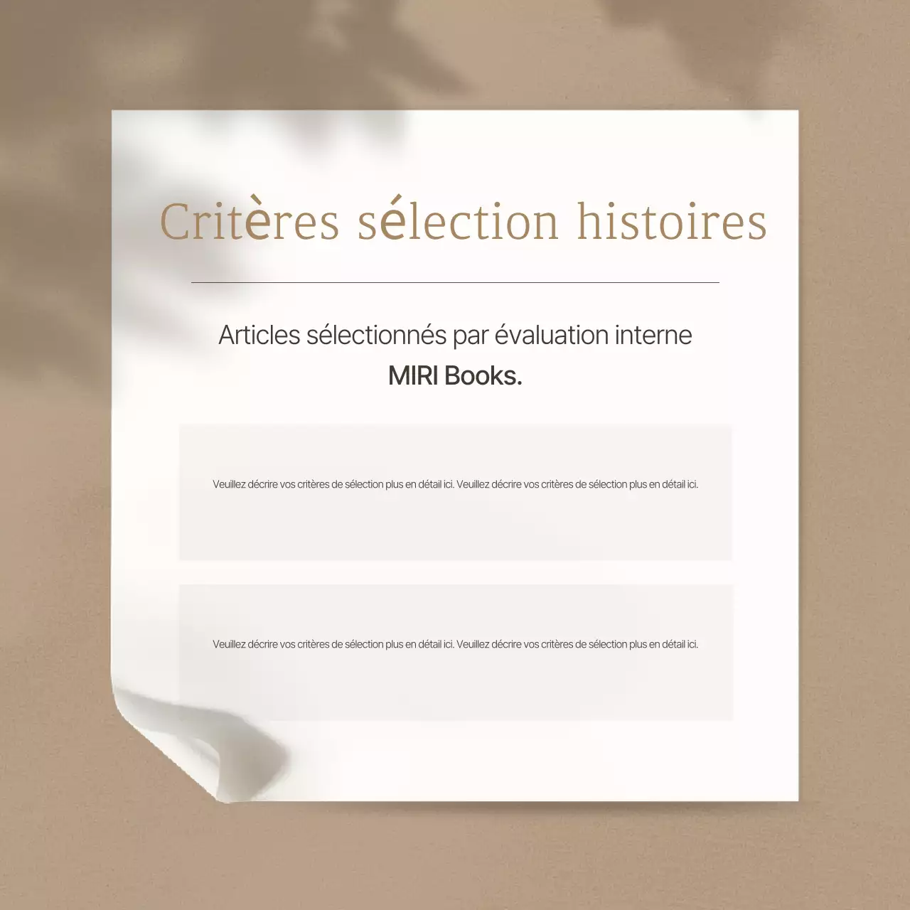 Guide des événements Beige Neat