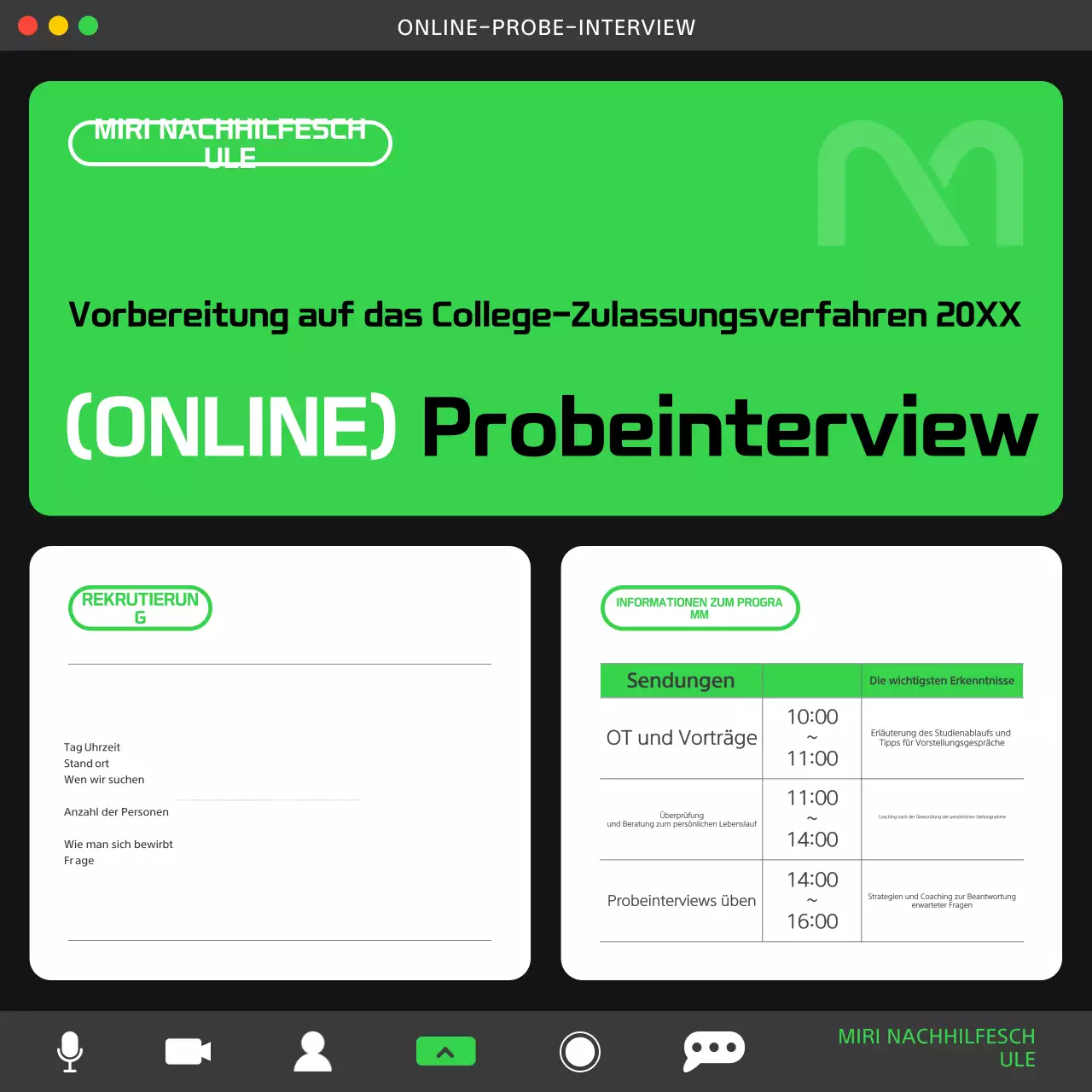 Vorbereitungen für Abstract Simple