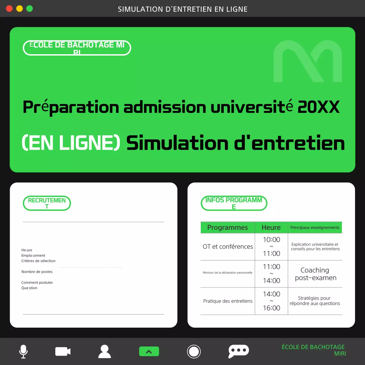 Préparation à l'abstrait simple