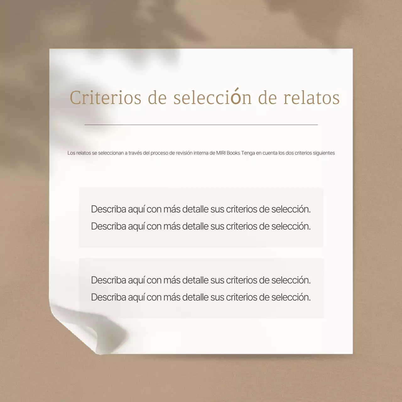 Guía de eventos Beige Neat