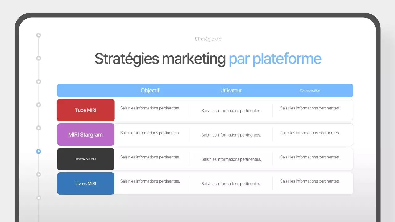 Proposition simple de marketing des médias sociaux en bleu clair