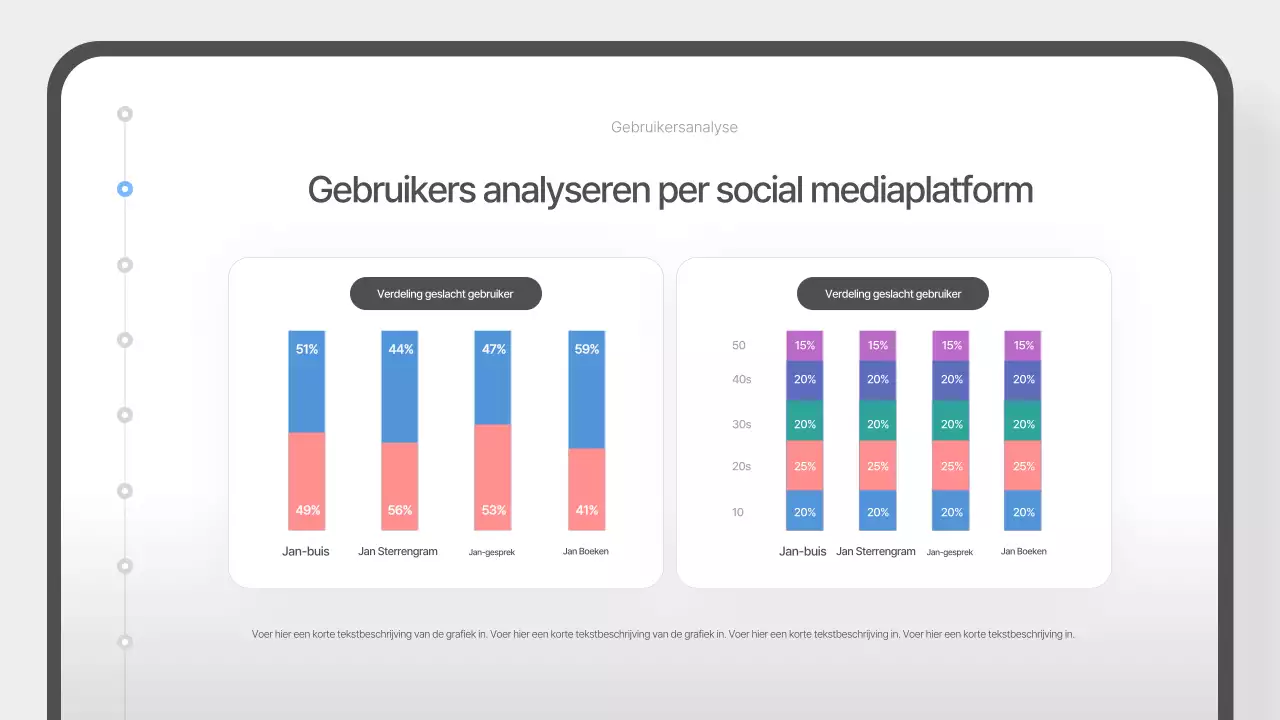 Eenvoudig voorstel voor sociale-mediamarketing in lichtblauw