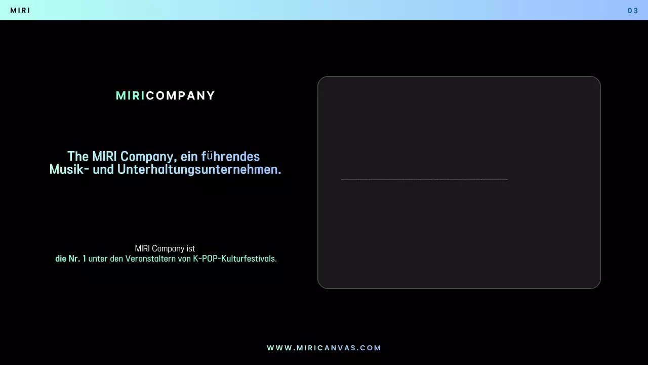 Blue Modern Performance-Vorschlag