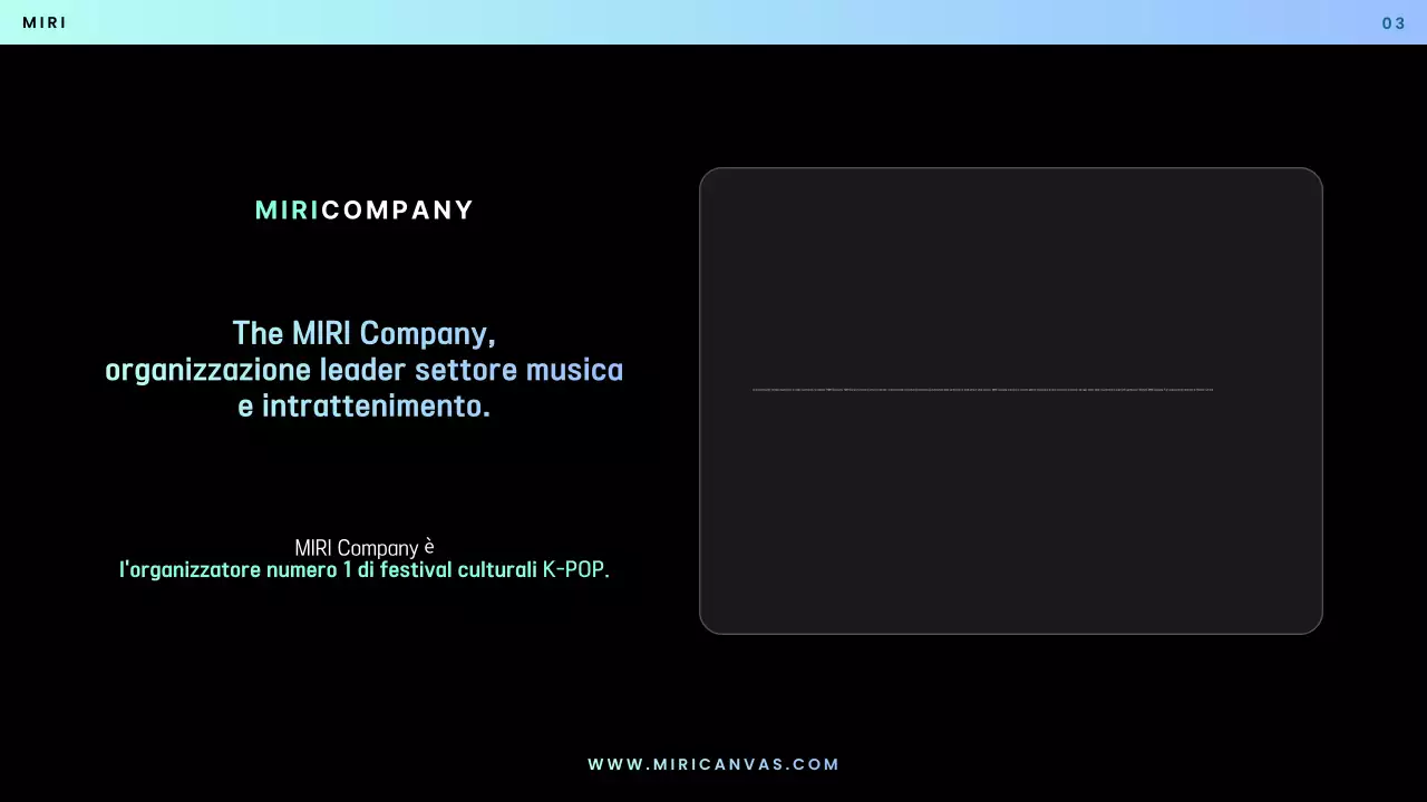 Proposta Blue Modern Performance