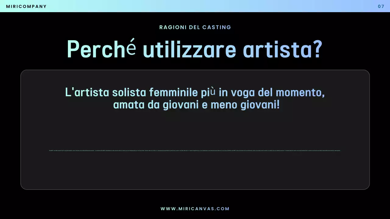 Proposta Blue Modern Performance