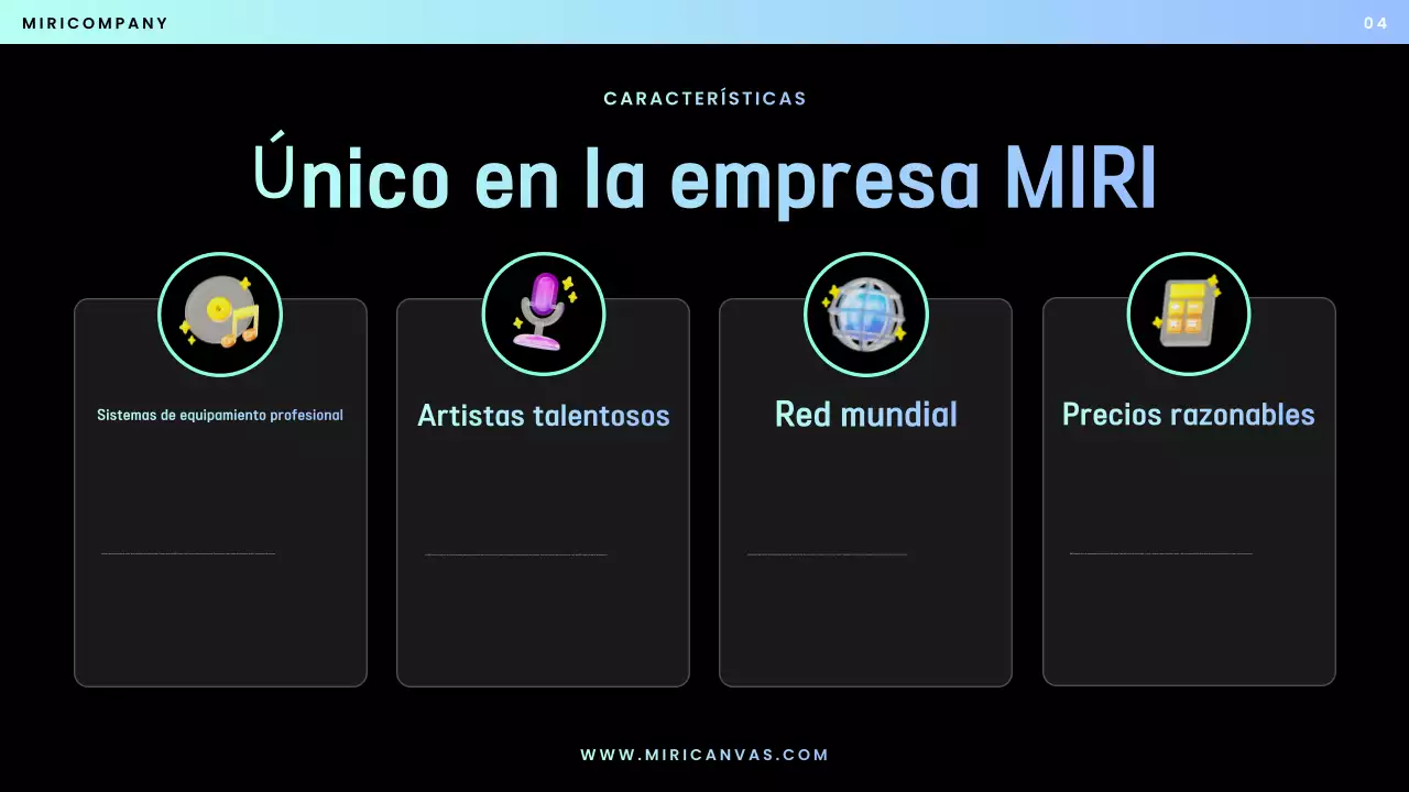 Propuesta Blue Modern Performance