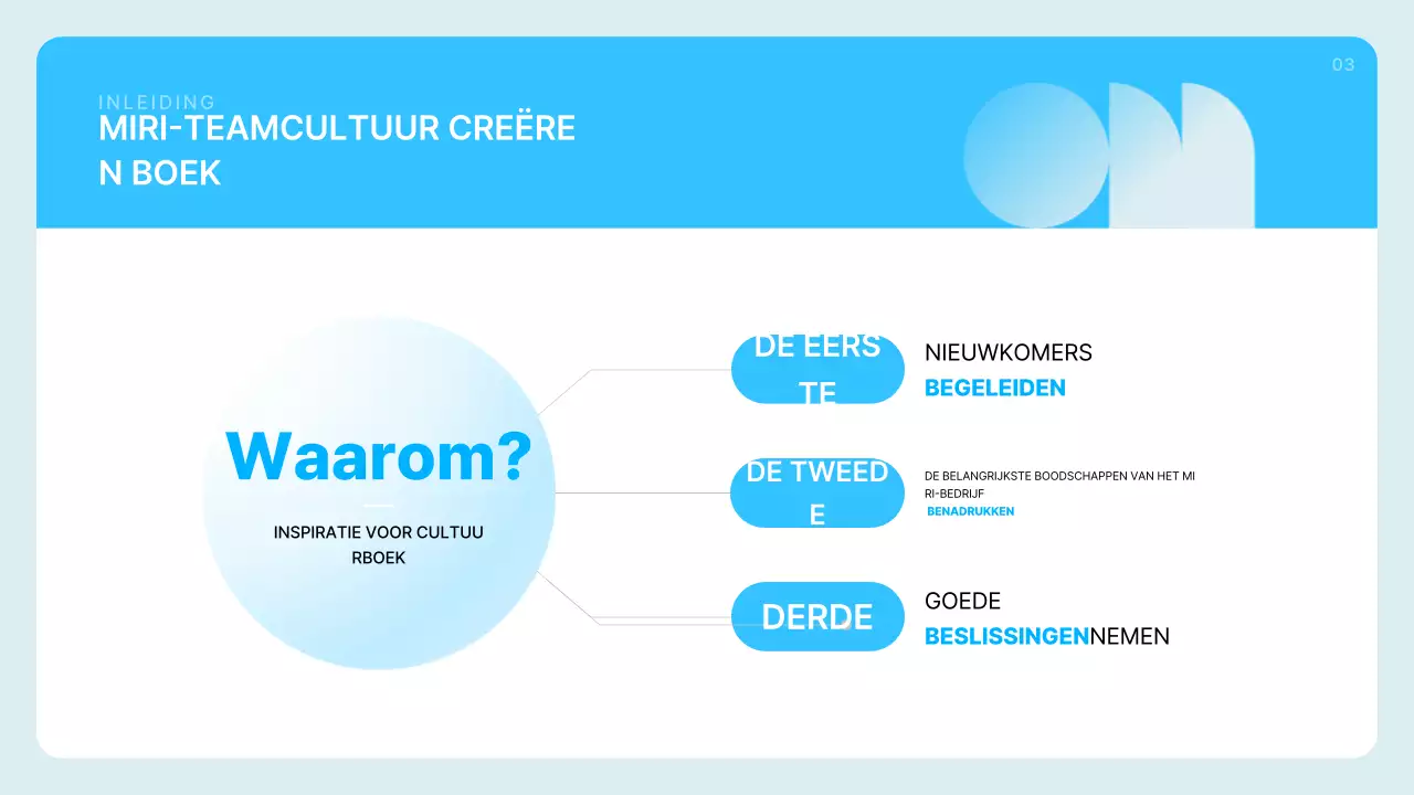 Lichtblauwe schone bedrijfsprofiel beschrijving