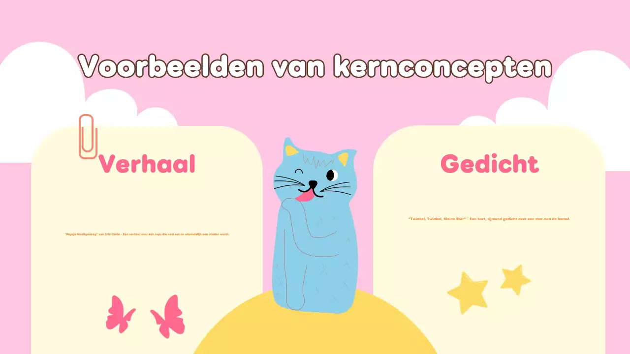 Speelse literatuurpresentatie voor basisschool