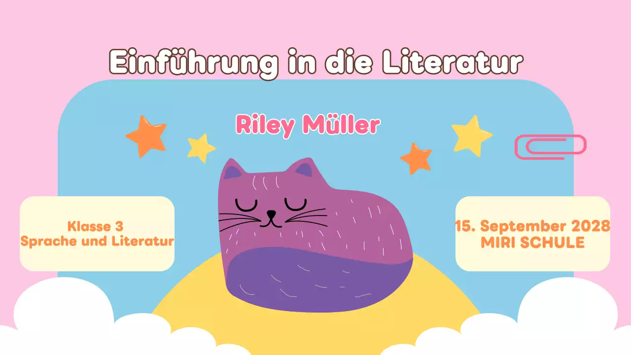 Spielerische Literaturpräsentation für die Grundschule