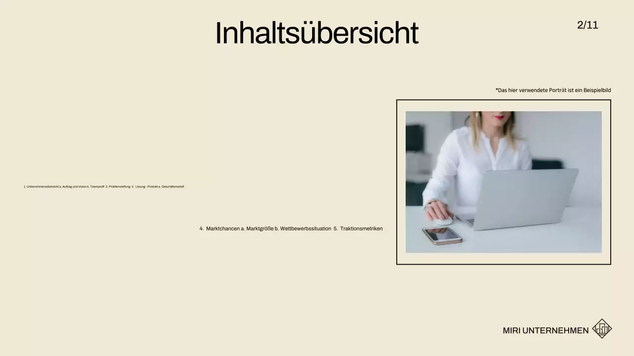 beige modern pitch promotion