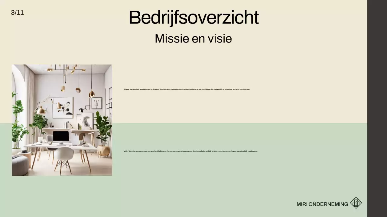 beige moderne standplaats promotie