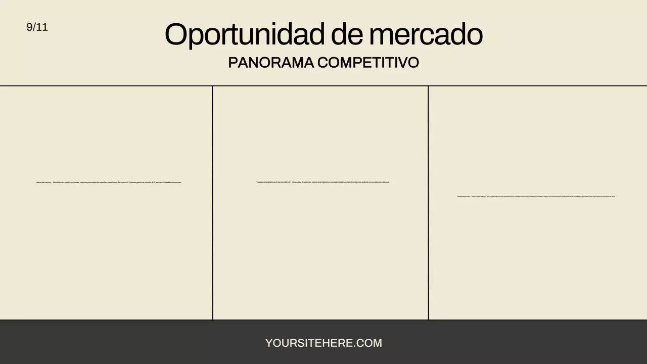 promoción de terreno de juego moderno beige