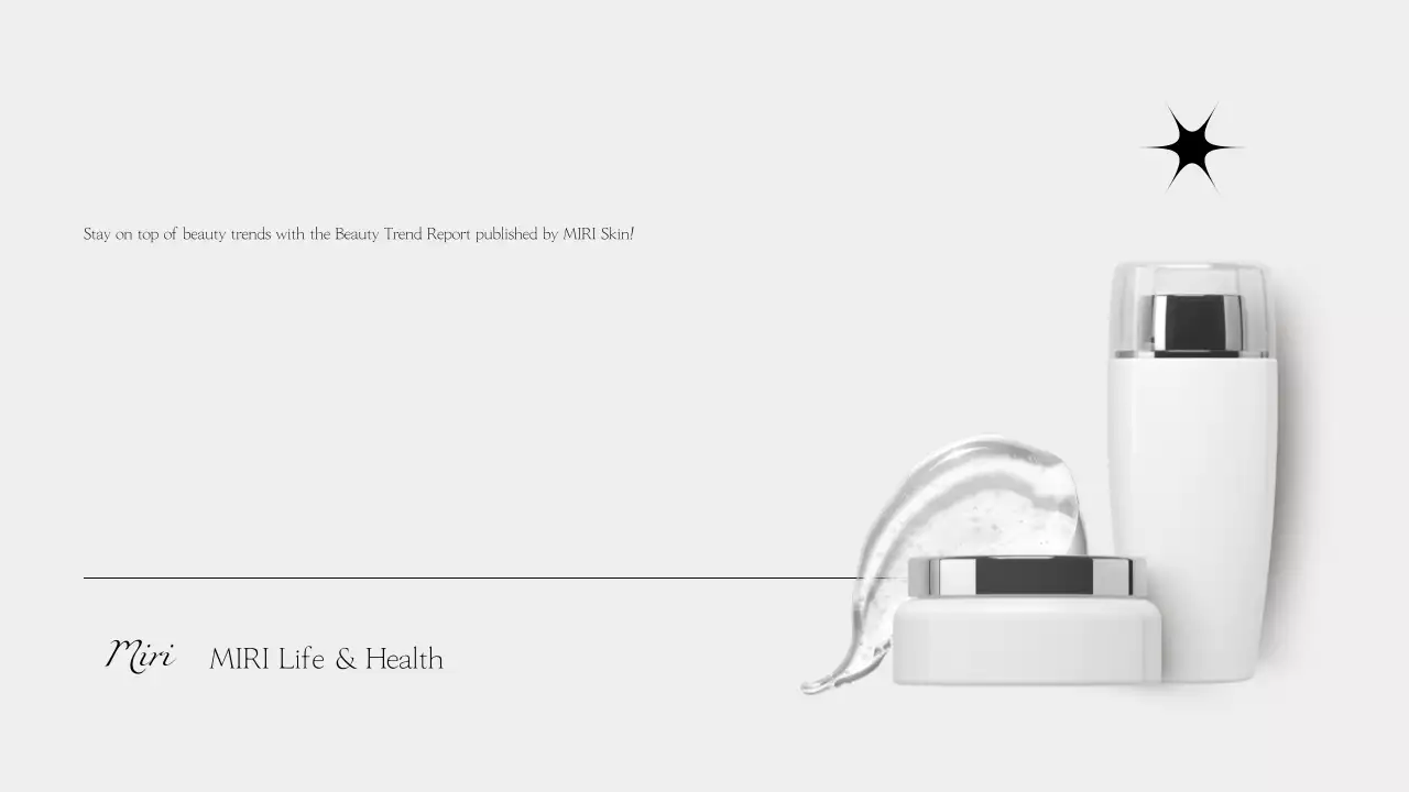 Relatório de beleza moderna cinzenta