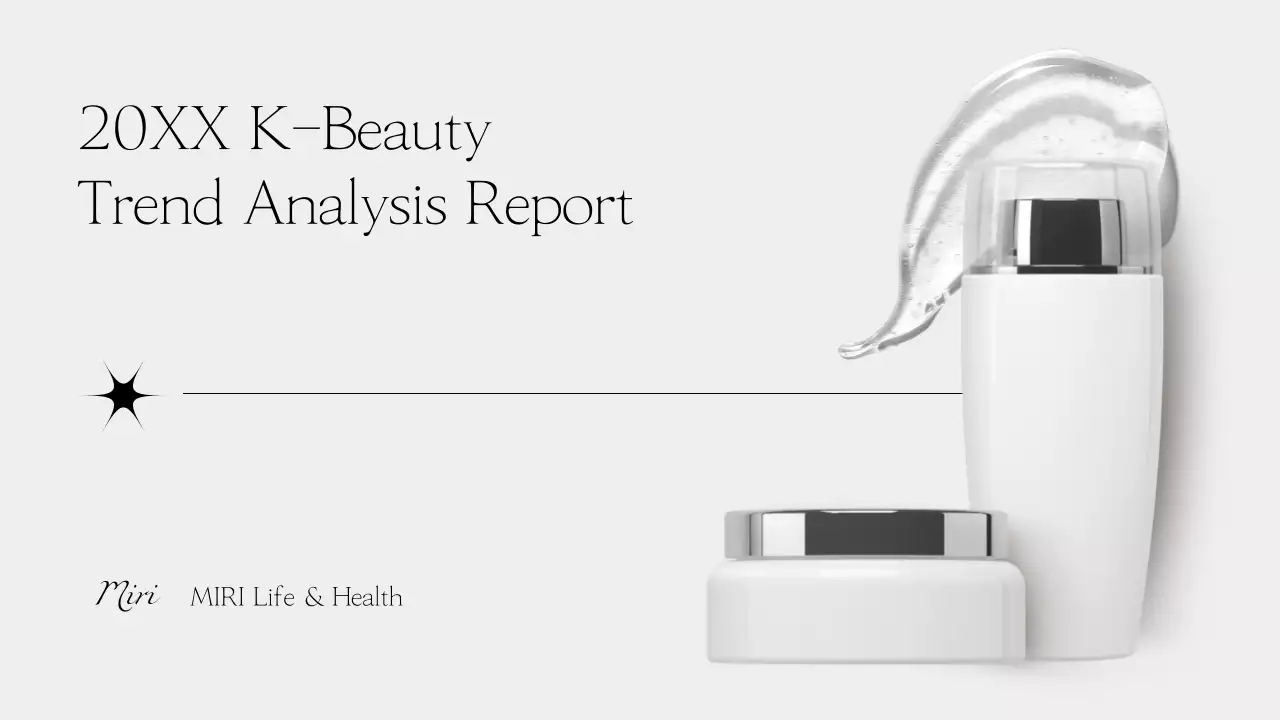 Relatório de beleza moderna cinzenta