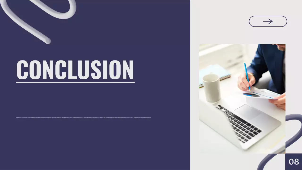 Présentation générale du projet Purple Gray Modern